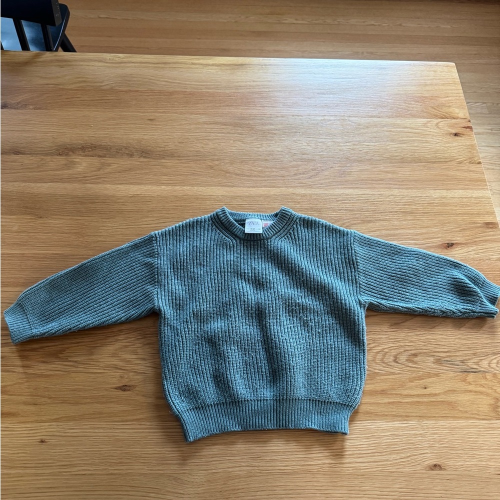 Zara Kids Green Sweater